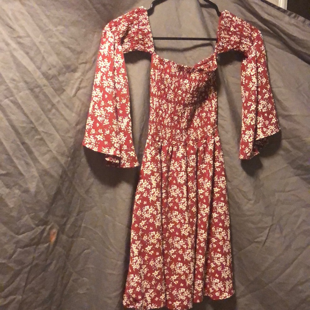 Floral bohemian dress